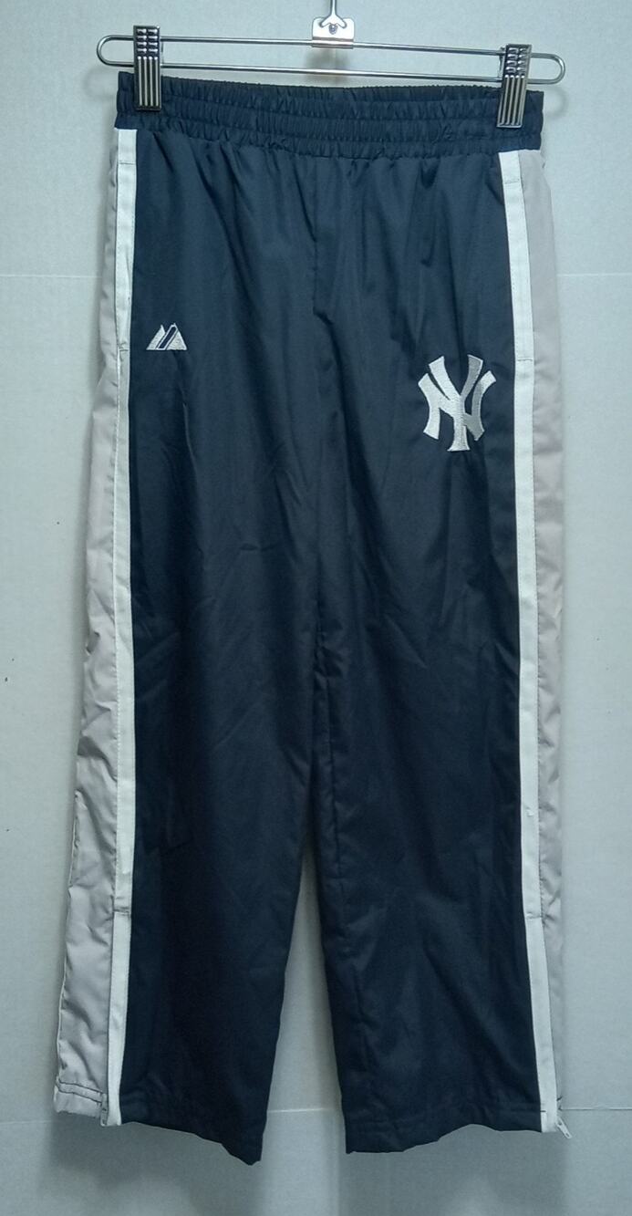 New York Yankees Majestic Embroidered Logo Track Pants Youth Size 5/6